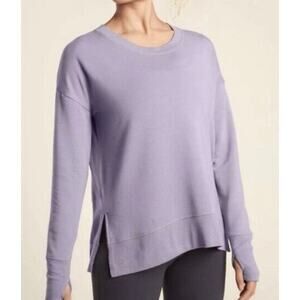 Athleta Coaster Luxe Sweatshirt Women's Size Small P Purple